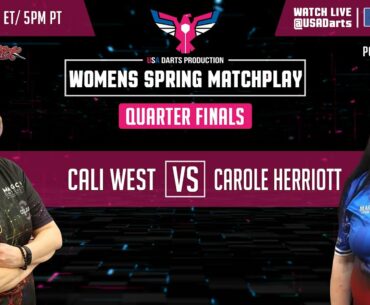 Cali West vs. Carole Herriott | Womens Spring Matchplay | Quarter Final