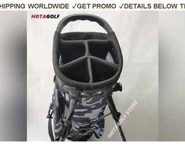[Promo] $225.6 New high quality mens and womens golf bags, canvas waterproof golf stand bag Lightwe