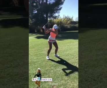 Golf Girl - Taylor Cusack 11 Short clip less 1 minute , Golf swing , Good Skill