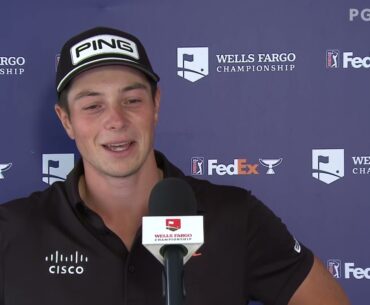 Viktor Hovland Saturday Flash Interview 2021 Wells Fargo Championship
