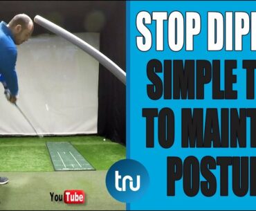 KEEP YOUR HEAD STILL - TURN AROUND YOUR SPINE GOLF SWING