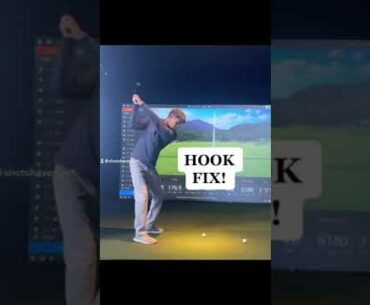 Struggle With Hooking The Ball In Your Golf Swing? Here's The Fix #Shorts