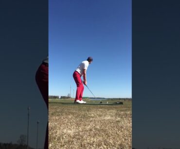 Golf swing 6 iron. #shorts #alloverthegolf #golfshorts #golfswingiron