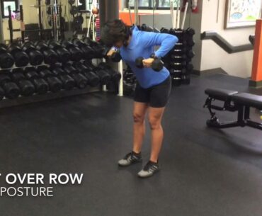 Bent over row - golf posture