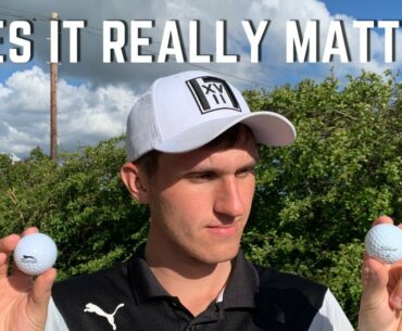 TITLEIST PRO V1 VS SLAZENGER GOLF BALL | DOES THE GOLF BALL YOU USE MATTER AS AN AMATEUR GOLFER?!