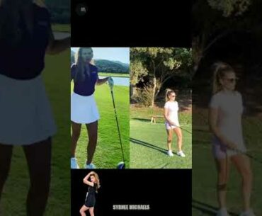 Golf Girl - LPGA Sydnee Michaels 6 , Golf swing ,Golfer , nice shoot