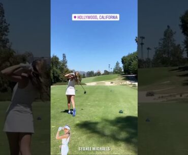 Golf Girl - LPGA Sydnee Michaels 1, Awesome Talent , Golf swing