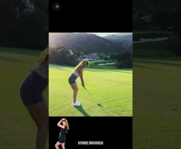 Golf Girl - LPGA Sydnee Michaels 7  , Golf swing , Golf Tips , short video less 1 minute