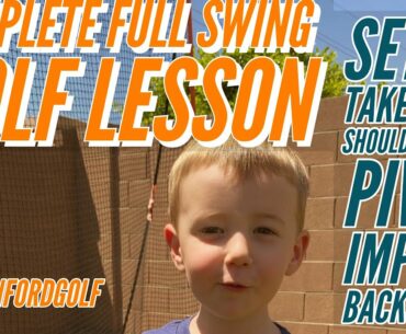 COMPLETE FULL SWING GOLF LESSON || start to finish golf lesson