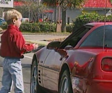 Michael Jordan signed autograph to a kid in the middle of the road