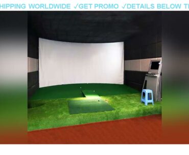 [Deal] $86.18 300X200CM Golf Ball Training Simulator Impact Display Projection Screen Indoor White