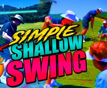 LOW Flick SIMPLE Shallow | Basic Golf Swing Mechanics