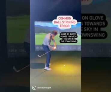 Use The Logo On Your Glove To Fix Your Ball Striking #Shorts