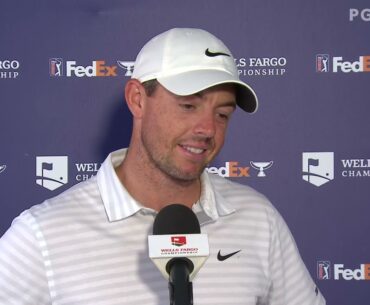 Rory McIlroy Saturday Flash Interview 2021 Wells Fargo Championship