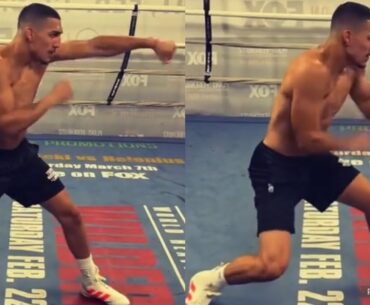 TEOFIMO LOPEZ SHOWS UNREAL SPEED & POWER TRAINING FOR GEORGE KAMBOSOS CLASH JUNE 19 ON TRILLER!