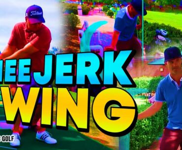 KNEE JERK Swing Fix | George Gankas Golf Tips
