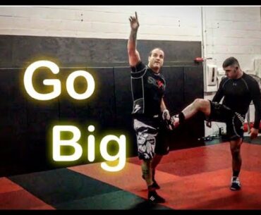 Golf Club Swing Single Leg Takedown Finish