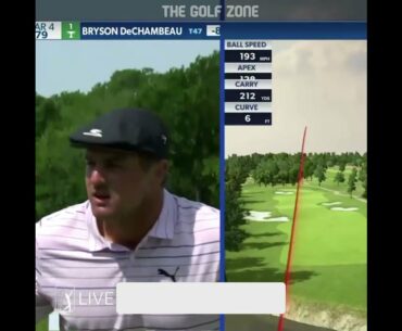 BRYSON DECHAMBEAU HIT +360 YARD OF CARRY