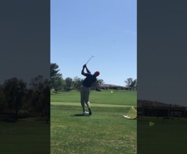 Golf Swing DTL 5 iron