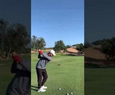 How to hit low trajectory wedge shots #shorts #golf