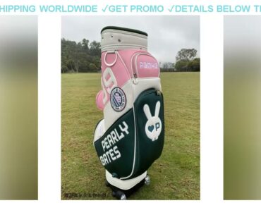 [DIscount] $199.5 Ladies Standard Ball Wheels Golf Bag Women Caddy Golf Cart Girls Wheels Stuff Sta