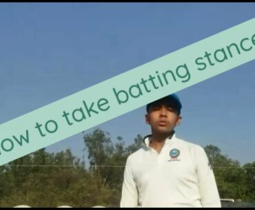 how to take batting stance#shorts# cricket