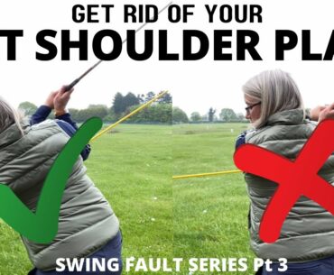 GET RID of your FLAT SHOULDER PLANE - Swing fault series Part 3