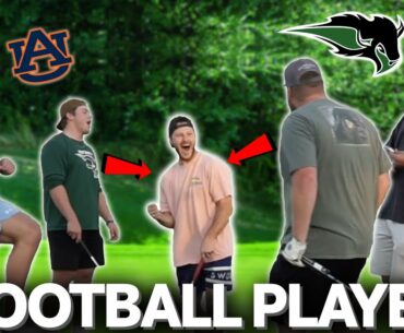I Challenged Four College Football Players To A Match