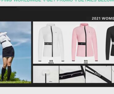 [Sale] $41.9 2021 summer ladies golf sunscreen clothing UV protection fashion casual loose sun prot