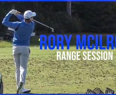 Watch Rory Mcilroy Perfect Swing On The Range (Iron Swing Only)