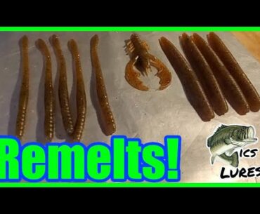 How Bassics Lures by Alex are Made! - Remelts