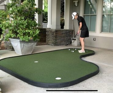 DIY Golf Putting Green Install