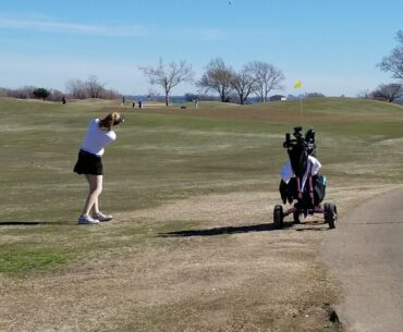 45 Yard Wedge Approach Shot