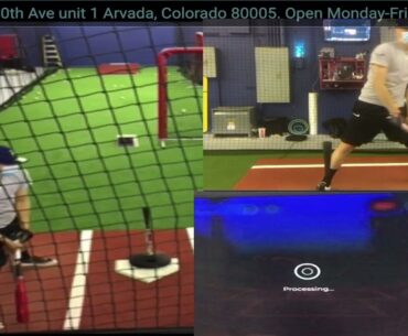 Medel C l  Baseball Hitting Lesson using Blast Motion & Rapsodo Hitting 2.0 4/18/21
