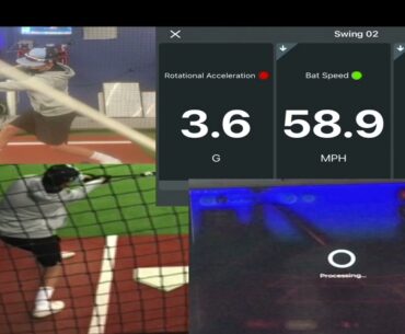 Bryan C l Baseball Hitting Lesson Blast Motion & Rapsodo Hitting 2.0 4/21/21