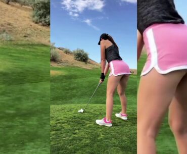 Golf Girl Today -Mei Brennan Compilation , Golf Swing , Play Tips .