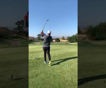 100 yard wedge shot