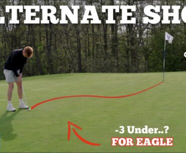 OUR FIRST EAGLE ON CAMERA!! Jack and Tom - UA GOLF