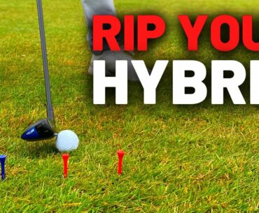 HOW TO HIT YOUR HYBRID (Hybrid swing drill!!)