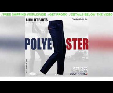 [DIscount] $29.13 PGM Men Golf Pants Male Spring Autumn Trousers High Elastic Casual Golf Tennis Lo