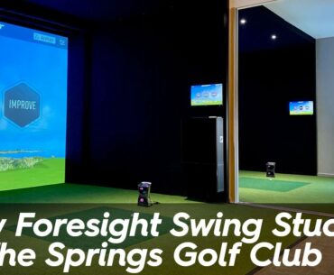 Building NEW Foresight Golf Swing Studios with GC Quads at The Springs Golf Club, Oxfordshire