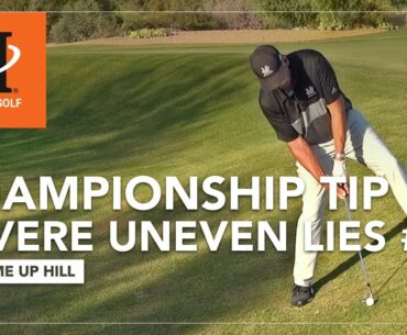 Malaska Golf // Championship Tip: Severe Uneven Lies - How to Play Up Hill
