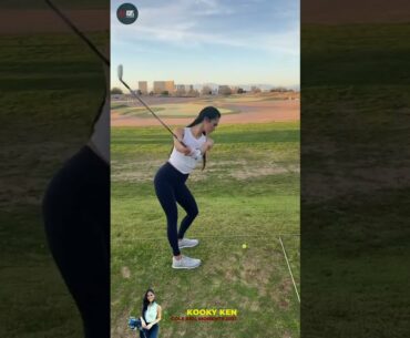Golf Girl Today - Kooky Ken golf swing , Golfer part five