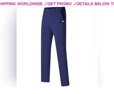 [Cheap] $39.6 Spring Summer New  Golf Pants Solid Color Men Clothing Outdoor Sports Casual Breathab