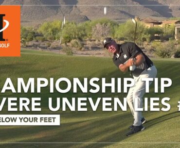 Malaska Golf // Championship Tip: Severe Uneven Lies - Ball Below Your Feet