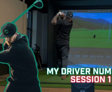 My Driver Numbers on TrackMan #1