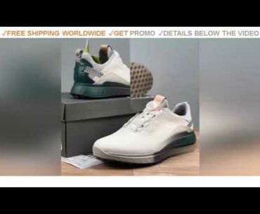 [Deal] $64.25 New Professional Golf Sneakers Men Genuine Leather Golf Shoes Size 39 45 Comfortable