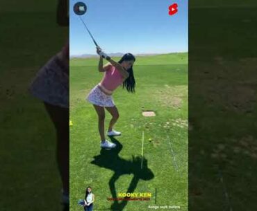 Golf Girl - Kooky Ken golf swing , Golfer part two