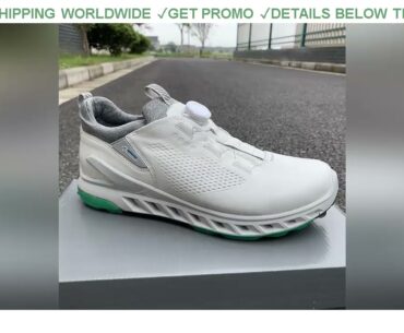 [DIscount] $66.33 New Men Genuine Leather Golf Shoes Sport Training Sneakers