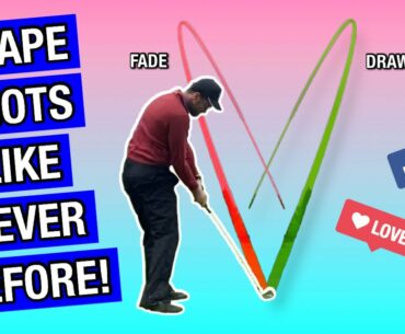 HOW TO SHAPE YOUR GOLF SHOTS EASILY | Golf Tips That Help You Find Your Own Way!